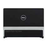 قاب پشت و جلو ال سی دی لپ تاپ دل XPS 1340 مشکی-ال ای دی نازک همراه با شیشه