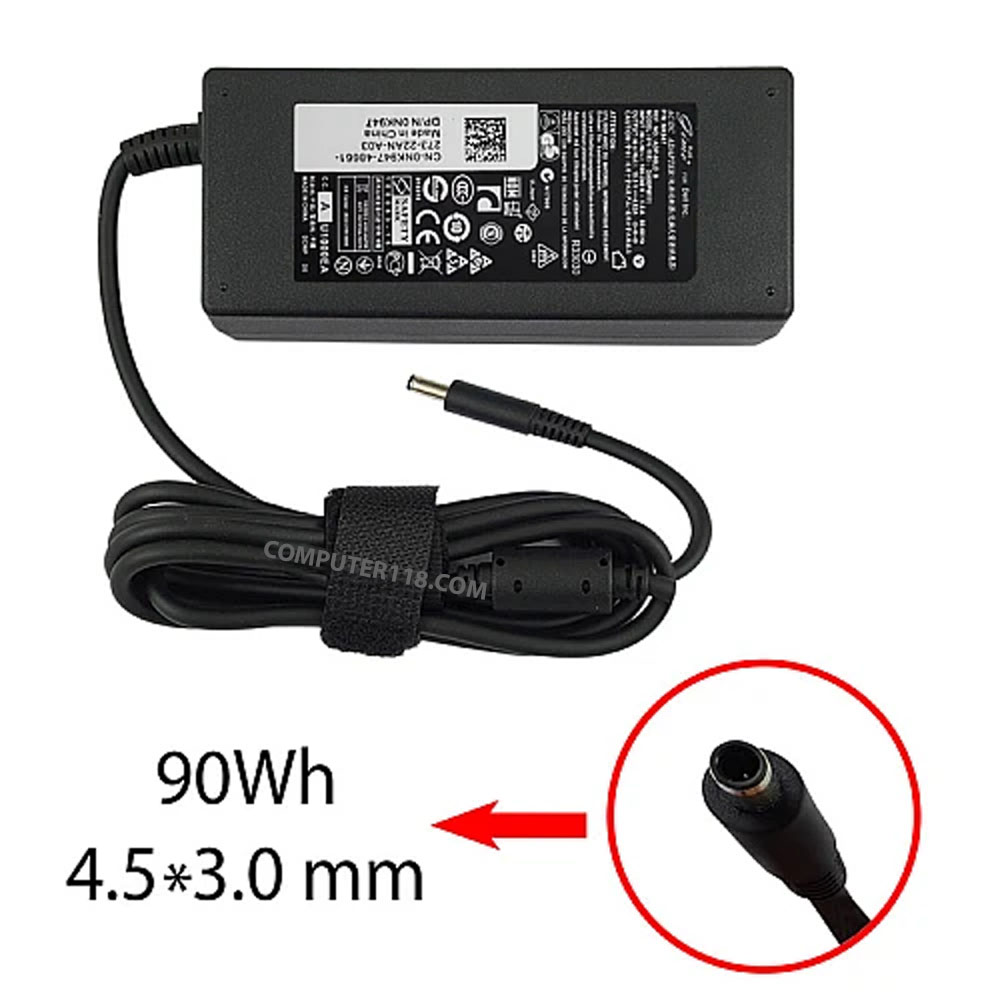 آداپتور لپ تاپ دل 19.5V 4.62A سرریز سوزندار