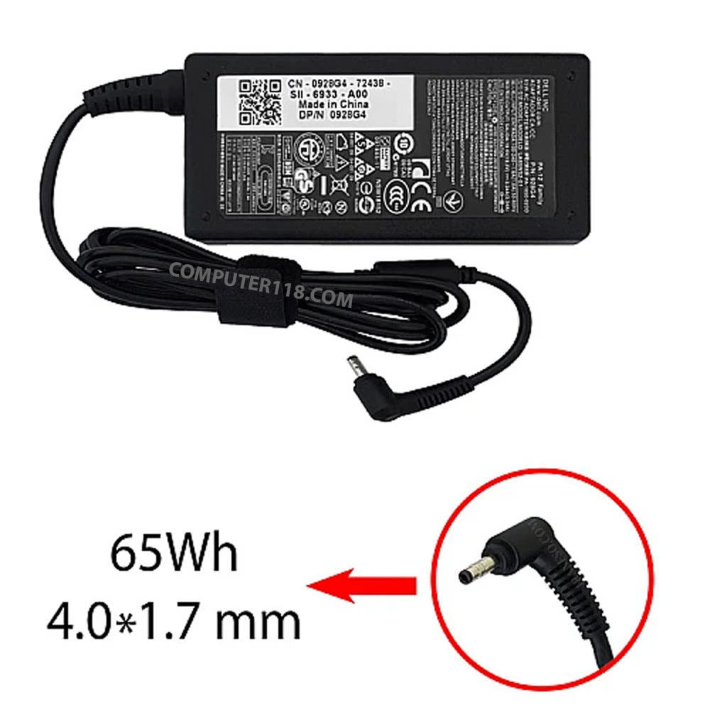 آداپتور لپ تاپ دل 19.5V 3.34A سرریز