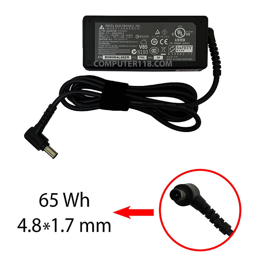 آداپتور لپ تاپ ال جی 19.5V 3.33A