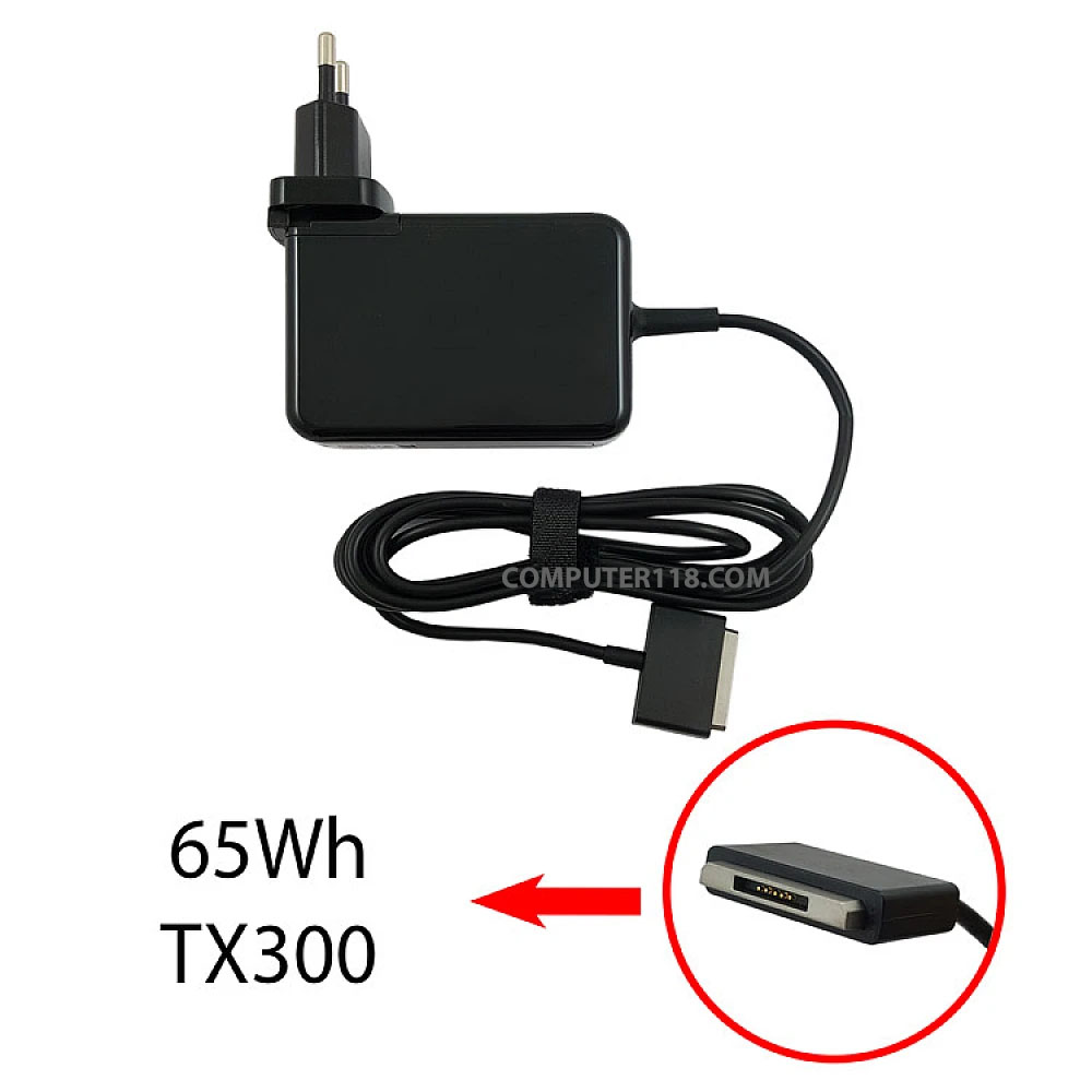 آداپتور لپ تاپ ایسوس 19V 3.42A سرخاص برای ایسوس Transformer Book TX300 1