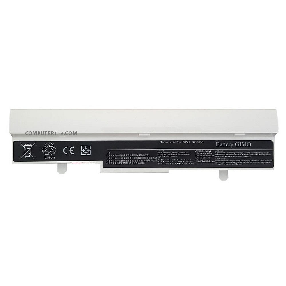 باتری لپ تاپ ایسوس Battery Asus Eee PC 1005 6Cell White