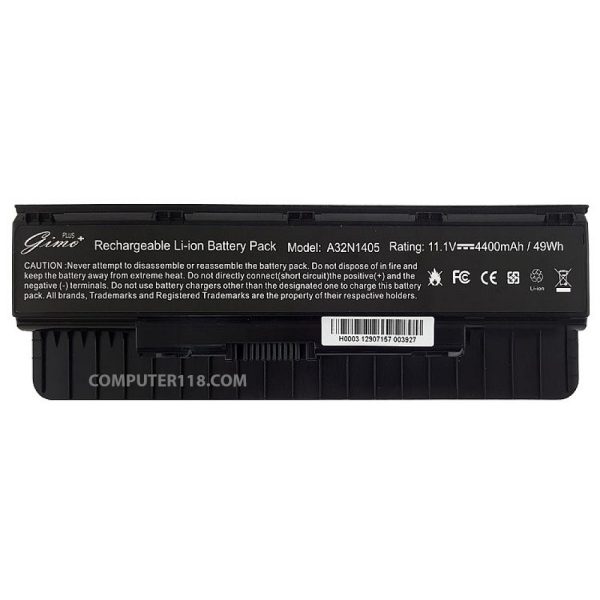 باتری لپ تاپ ایسوس Battery Asus N551 مشکی-49 وات ساعت