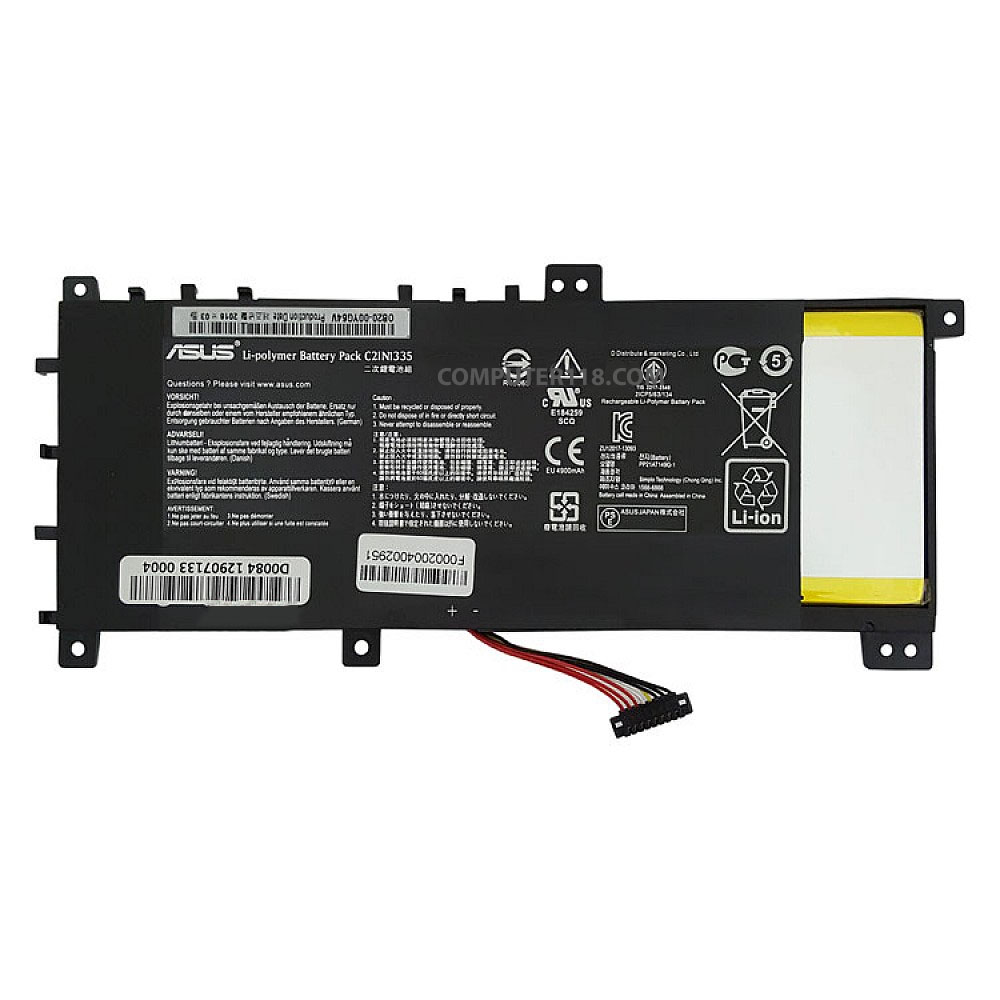 باتری لپ تاپ ایسوس Battery Asus VivoBook S451_C21N1335 مشکی-داخلی-38 وات ساعت