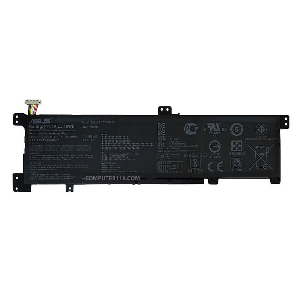 باتری لپ تاپ ایسوس K401 داخلی-اورجینال
