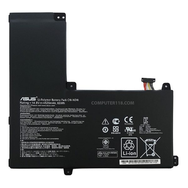 باتری لپ تاپ ایسوس Q501_C41N541 داخلی-اورجینال