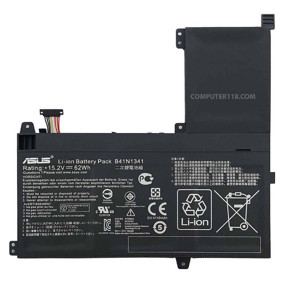 باتری لپ تاپ ایسوس Q502_B41N1341 داخلی-اورجینال