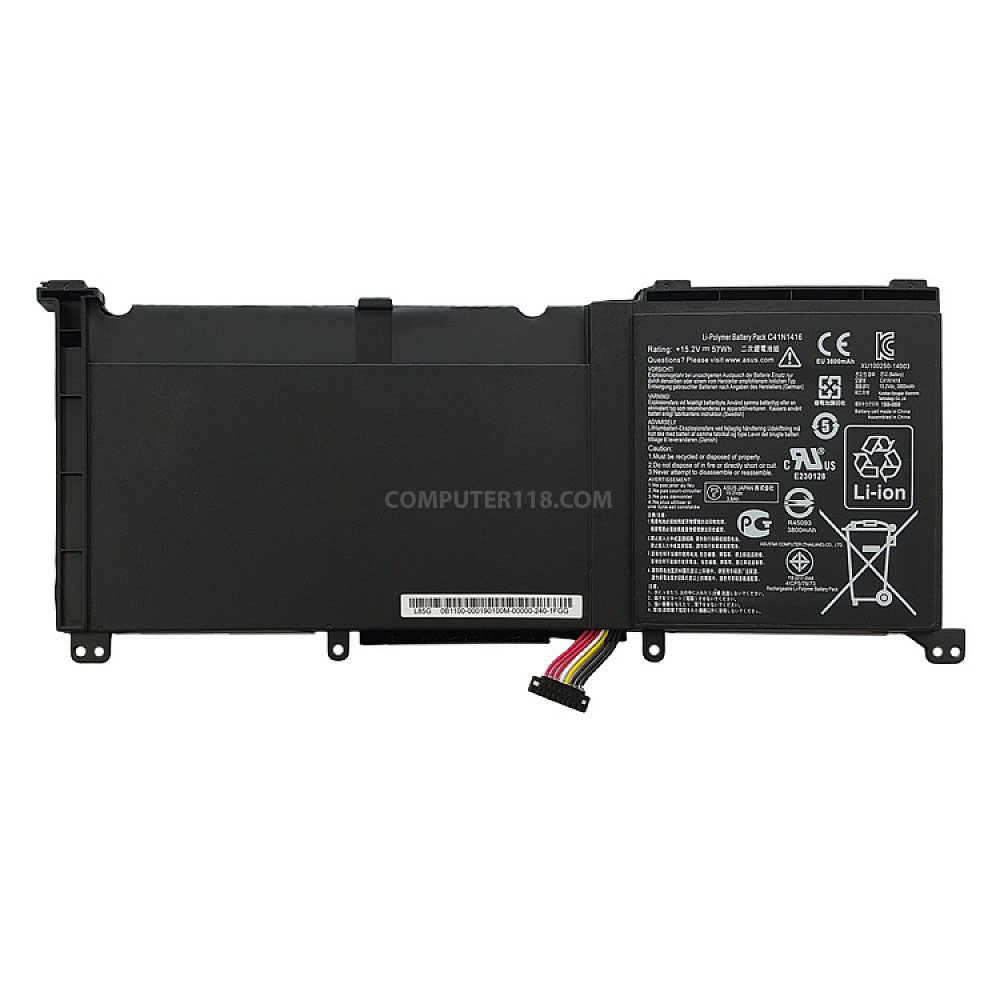 باتری لپ تاپ ایسوس ROG G501_C41N1416 داخلی-اورجینال