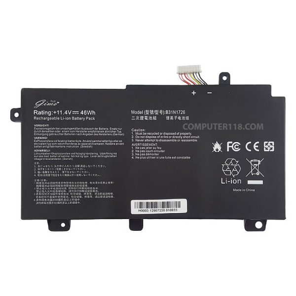 باتری لپ تاپ ایسوس TUF Gaming FX504-FX505GD_B31N1726 Type A_Gimo Plus مشکی داخلی-46 وات ساعت