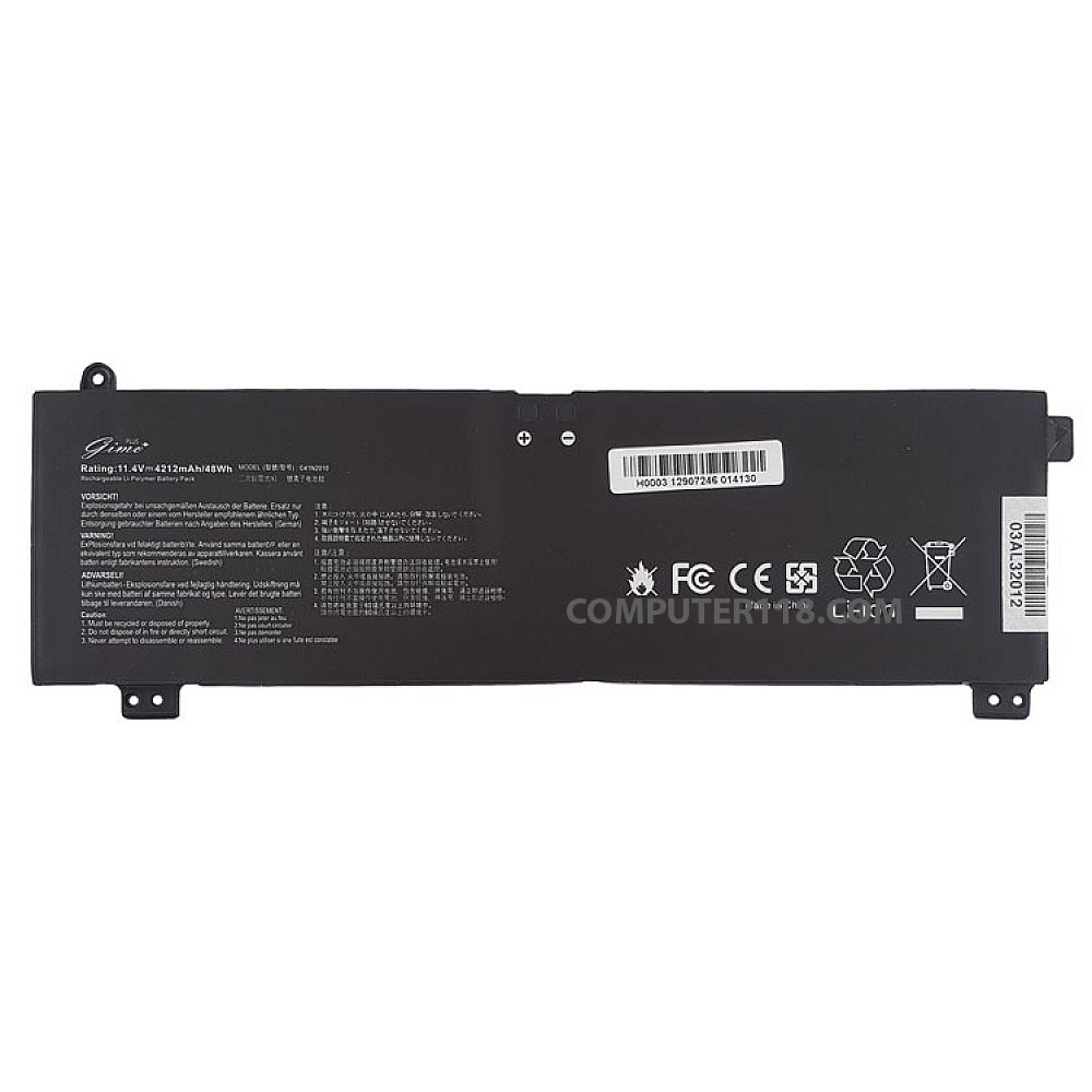 باتری لپ تاپ ایسوس TUF Gaming FX707_ROG G513QC_C41N2010_Gimo Plus مشکی داخلی-48 وات ساعت