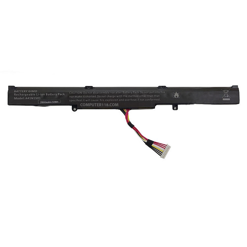 باتری لپ تاپ ایسوس VivoBook Pro N552-4Cell مشکی-داخلی