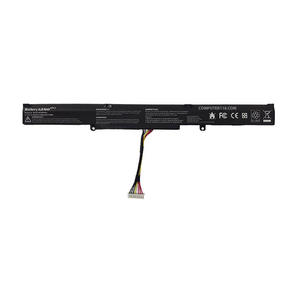باتری لپ تاپ ایسوس VivoBook Pro N552 داخلی-33 وات ساعت