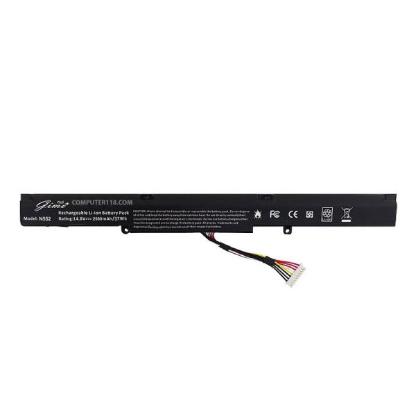 باتری لپ تاپ ایسوس VivoBook Pro N552 داخلی-37 وات ساعت