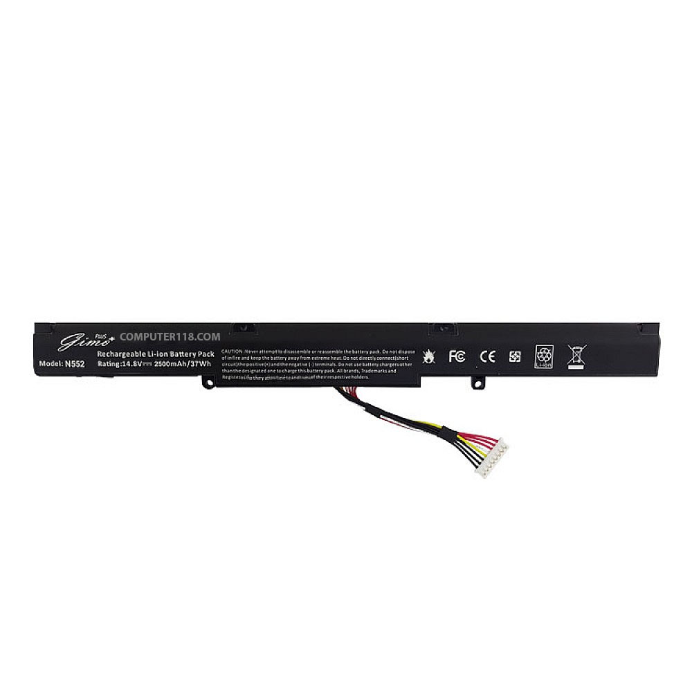 باتری لپ تاپ ایسوس VivoBook Pro N552 داخلی-37 وات ساعت