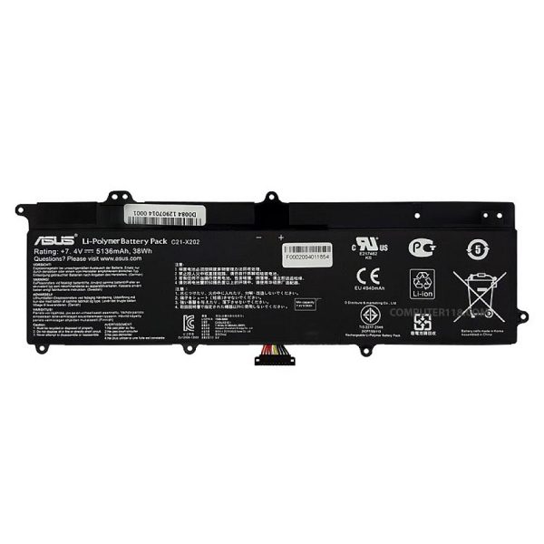 باتری لپ تاپ ایسوس VivoBook S200E مشکی-داخلی اورجینال