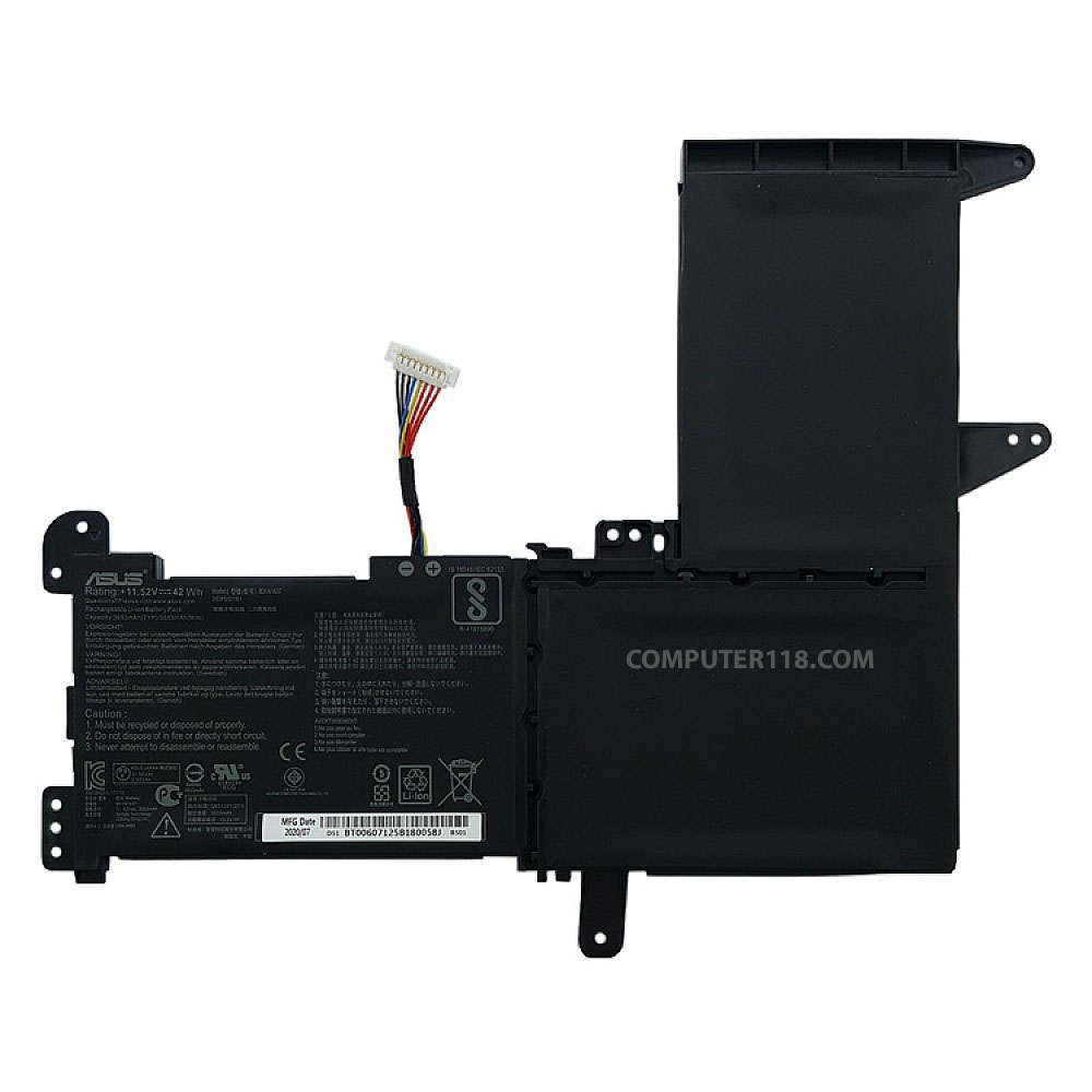 باتری لپ تاپ ایسوس VivoBook X510_B31N1637 مشکی-داخلی اورجینال