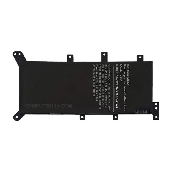 باتری لپ تاپ ایسوس X555 C21N1347 مشکی داخلی-31 وات ساعت