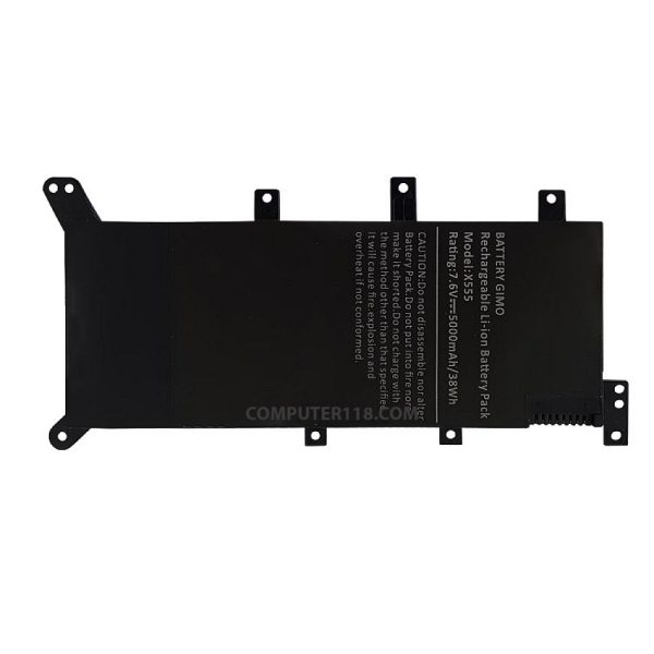 باتری لپ تاپ ایسوس X555 C21N1347 مشکی داخلی-38 وات ساعت