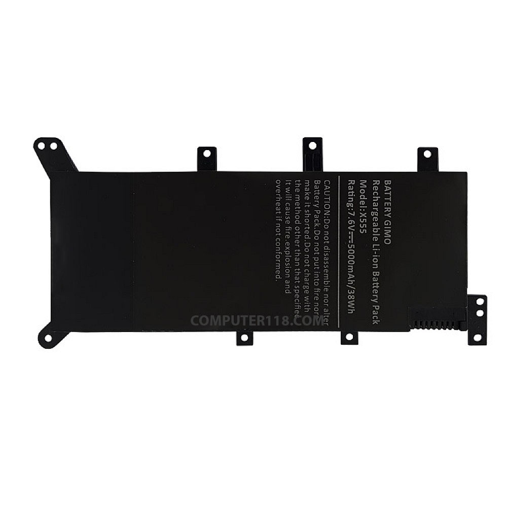 باتری لپ تاپ ایسوس X555 C21N1347 مشکی داخلی-38 وات ساعت