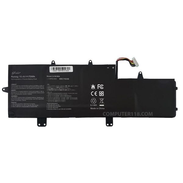 باتری لپ تاپ ایسوس ZenBook Pro 14 UX480_C41N1804 مشکی-داخلی-70 وات ساعت