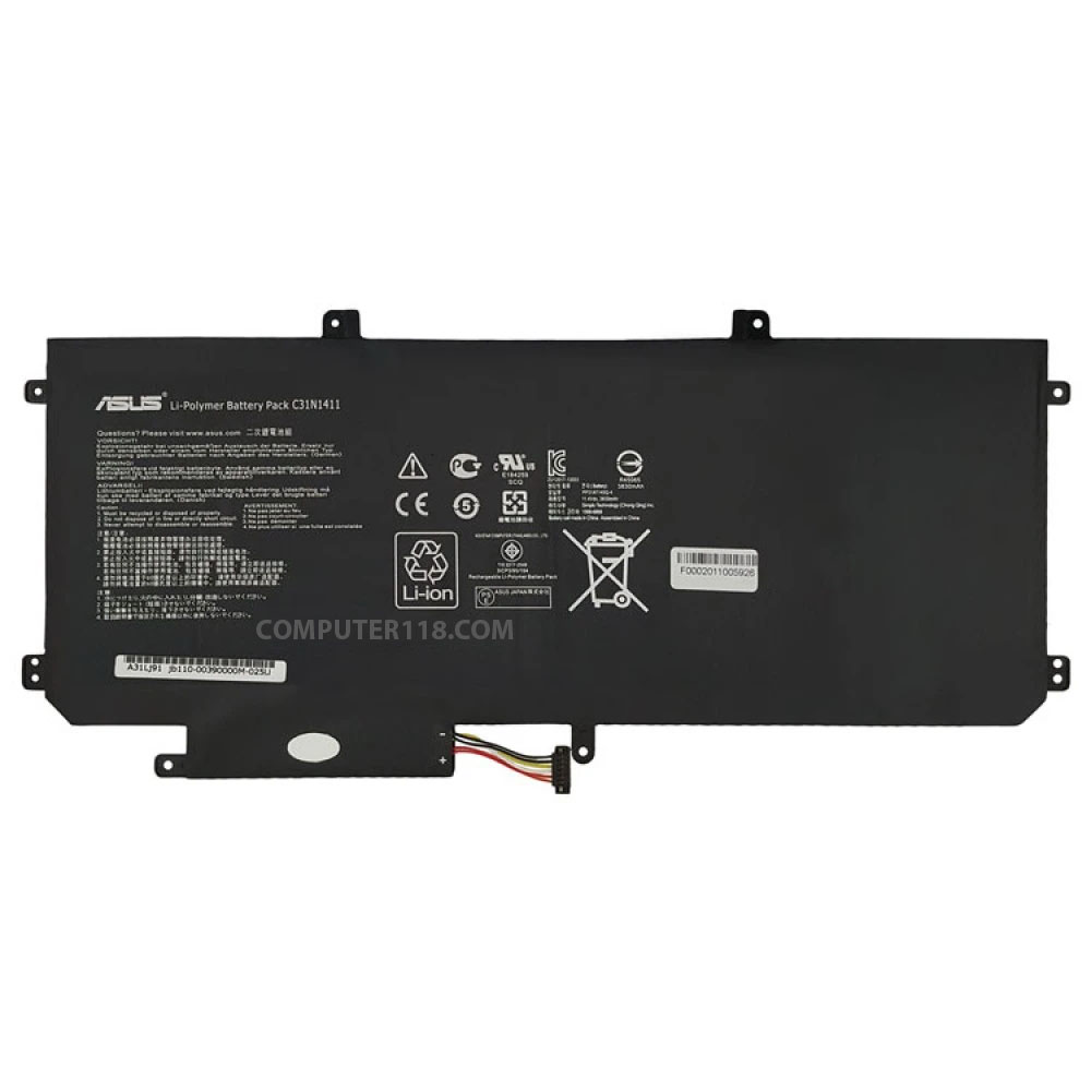 باتری لپ تاپ ایسوس ZenBook UX305_C31N1411 مشکی-داخلی-43 وات ساعت