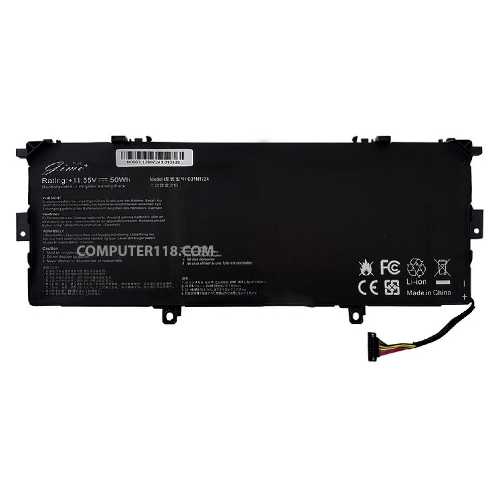 باتری لپ تاپ ایسوس ZenBook UX331U_C31N1724 مشکی-داخلی-50 وات ساعت