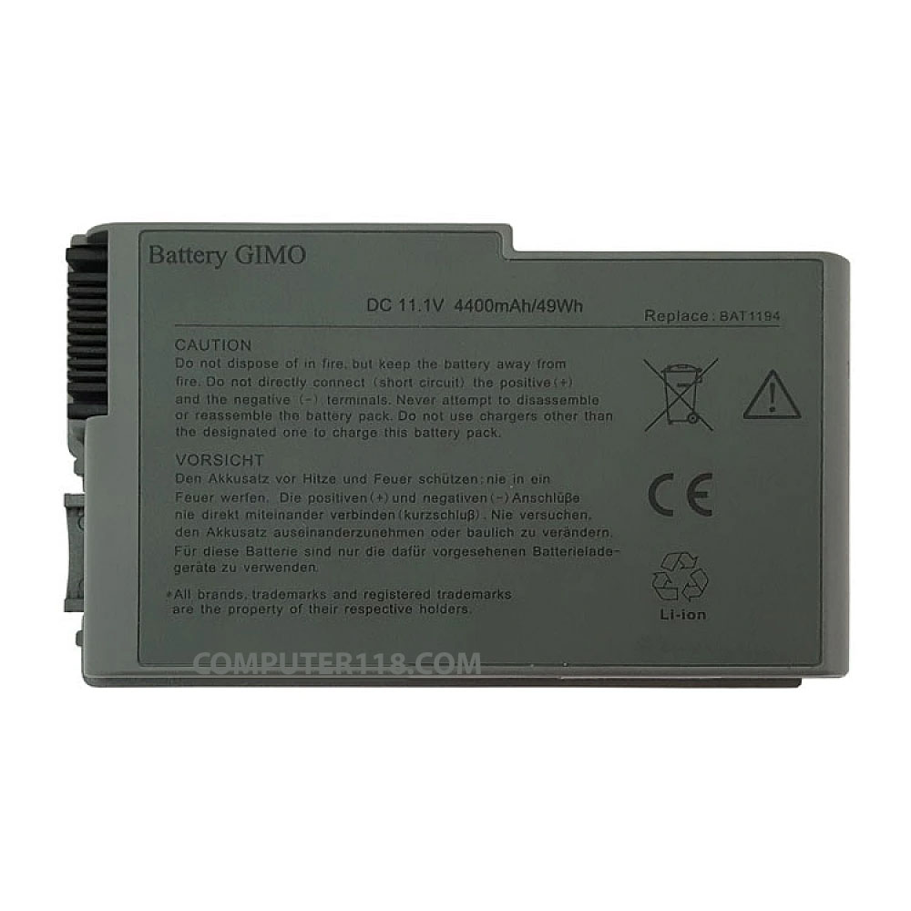 باتری لپ تاپ دل Battery Dell Latitude D600 6Cell