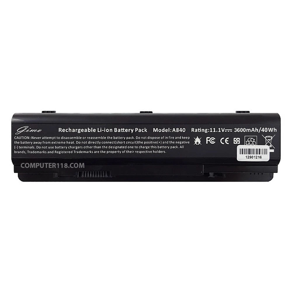 باتری لپ تاپ دل Battery Dell Vostro A860-6Cell مشکی-40 وات ساعت