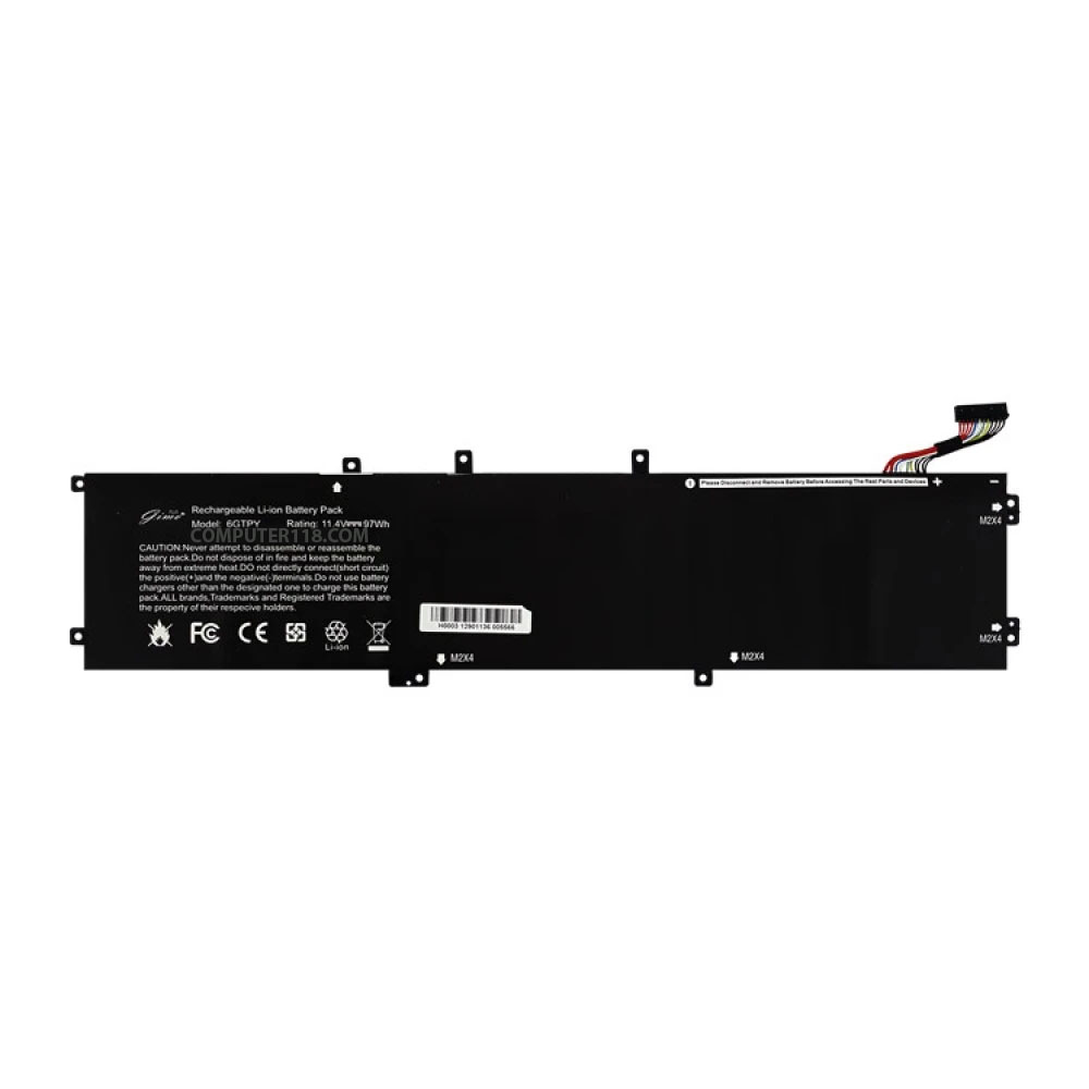 باتری لپ تاپ دل Battery Dell XPS 15 9550_6GTPY داخلی-97 وات ساعت