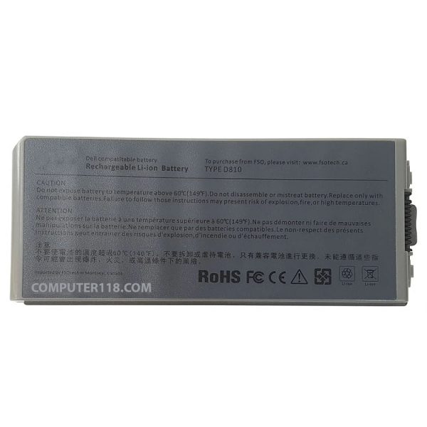 باتری لپ تاپ دل Latitude D810-9Cell