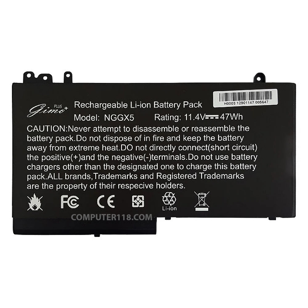 باتری لپ تاپ دل Latitude E5470_NGGX5 مشکی داخلی-47 وات ساعت