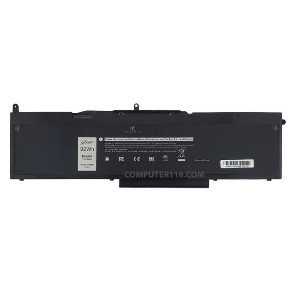 باتری لپ تاپ دل Precision 15 3520_VG93N مشکی داخلی-92 وات ساعت