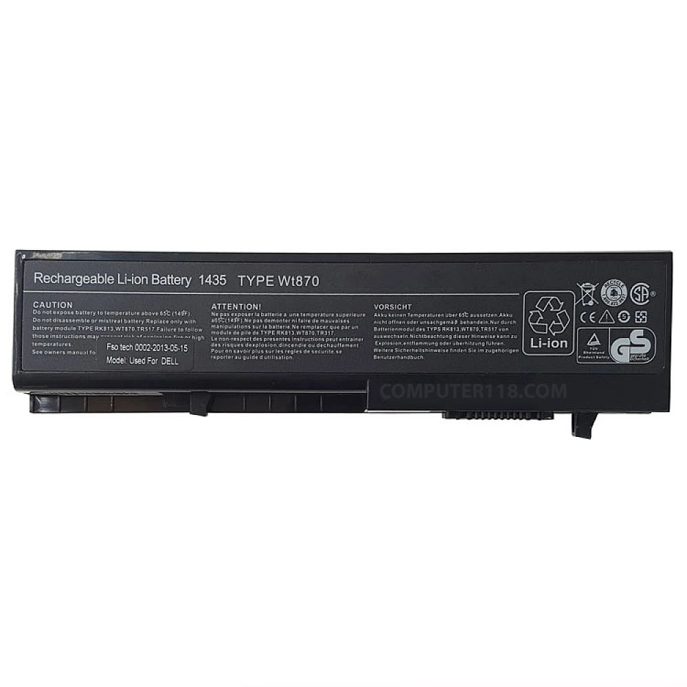 باتری لپ تاپ دل Studio 1435-6Cell