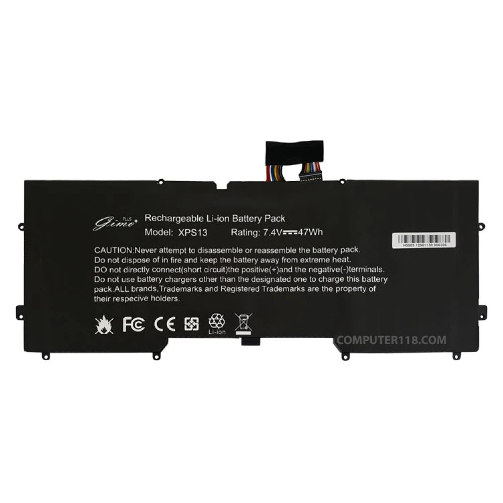 باتری لپ تاپ دل XPS 13_Y9N00 مشکی داخلی-47 وات ساعت