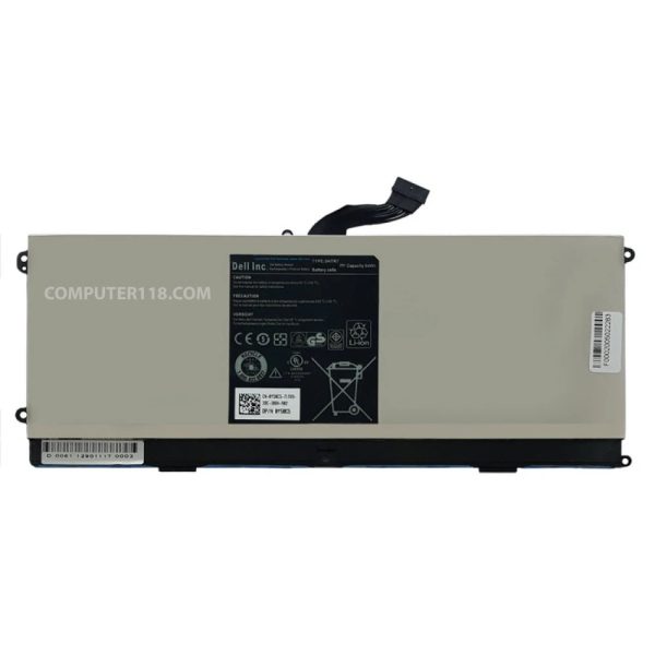 باتری لپ تاپ دل XPS 15Z-0HTR7 روکش فلزی داخلی-64 وات ساعت