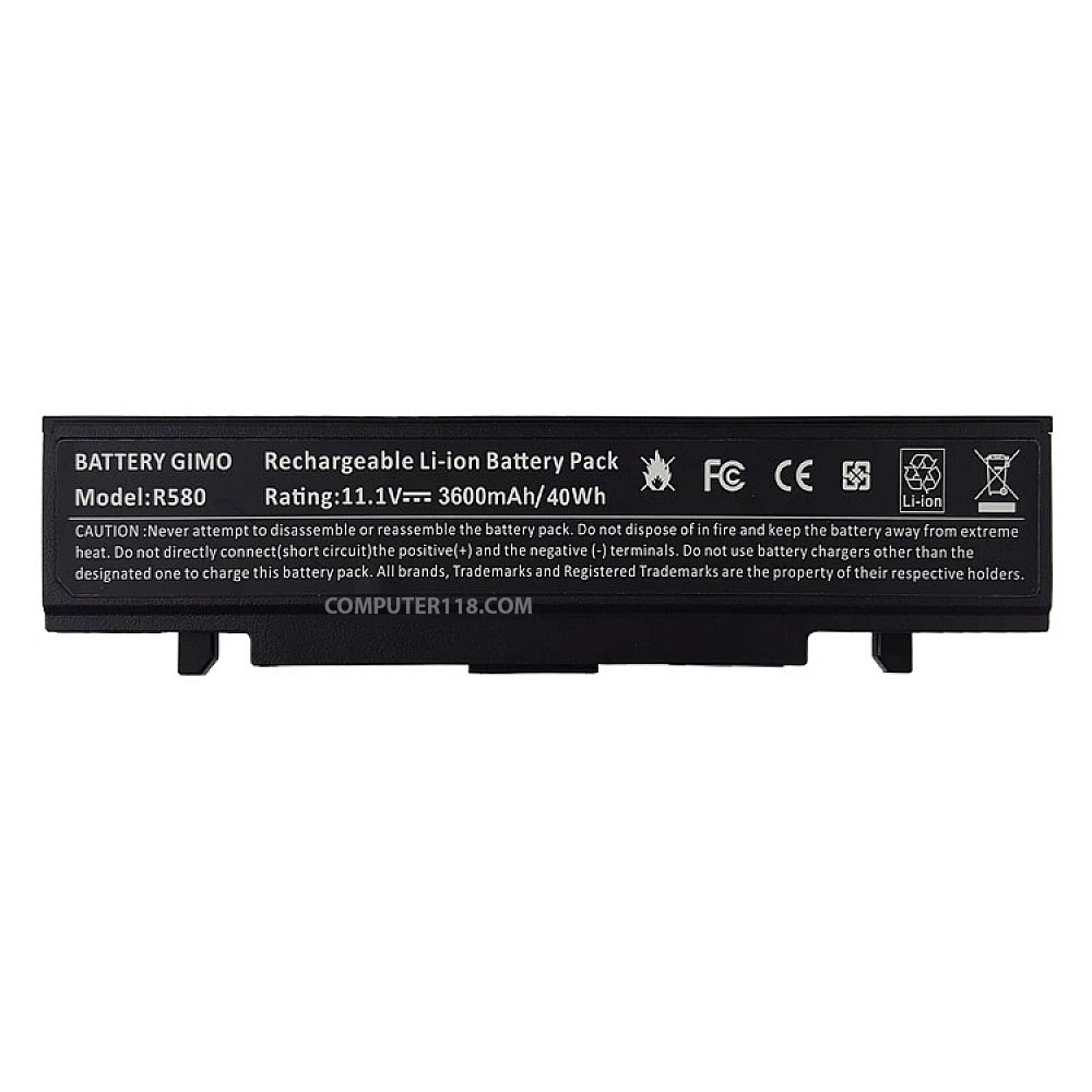 باتری لپ تاپ سامسونگ Battery Samsung R580-6Cell مشکی-40 وات ساعت