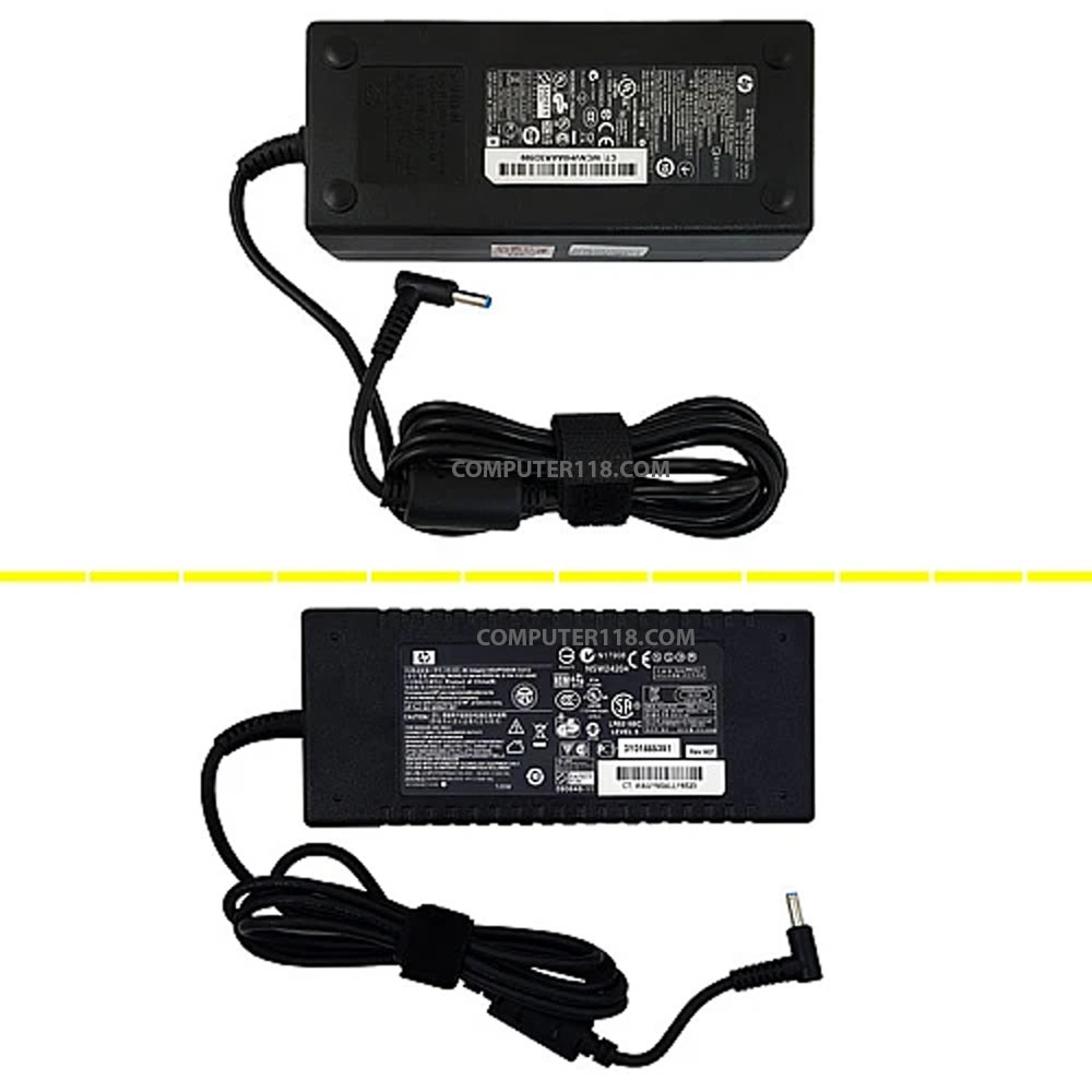 آداپتور لپ تاپ اچ پی 19.5V 6.15A سرفیش آبی 1