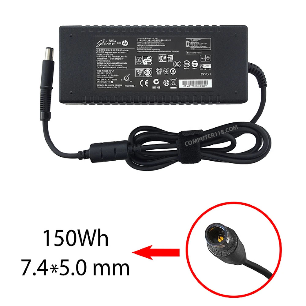 آداپتور لپ تاپ اچ پی 19.5V 7.7A سردلی