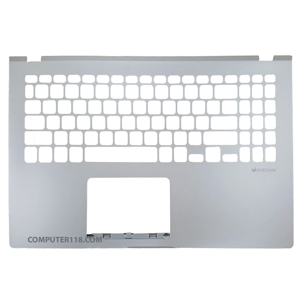 قاب کنار کیبرد لپ تاپ ایسوس VivoBook X509-X515 نقره ای