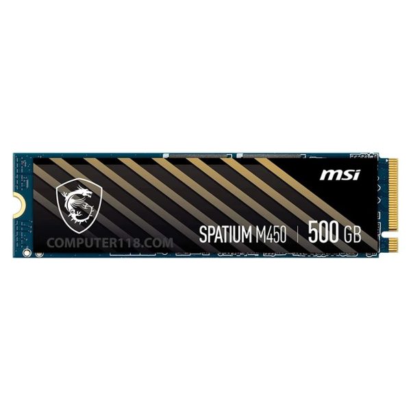 اس اس دی اینترنال PCIe 4.0 ام اس آی مدل SPATIUM M450 PCIe 4.0 NVMe M.2 ظرفیت 500 گیگابایت