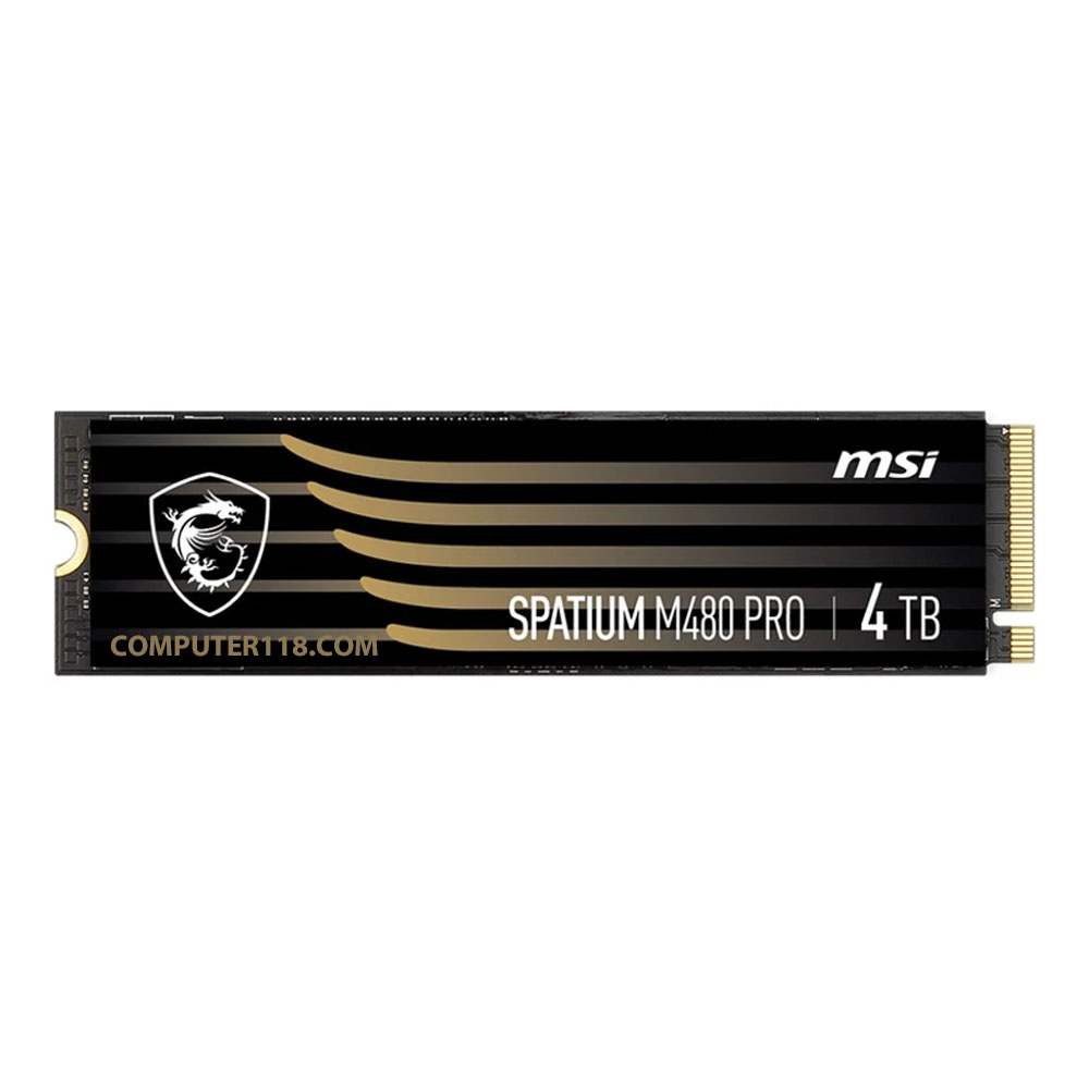 اس اس دی اینترنال ام اس آی مدل SPATIUM M480 PRO PCIe 4.0 NVMe M.2 ظرفیت 4 ترابایت
