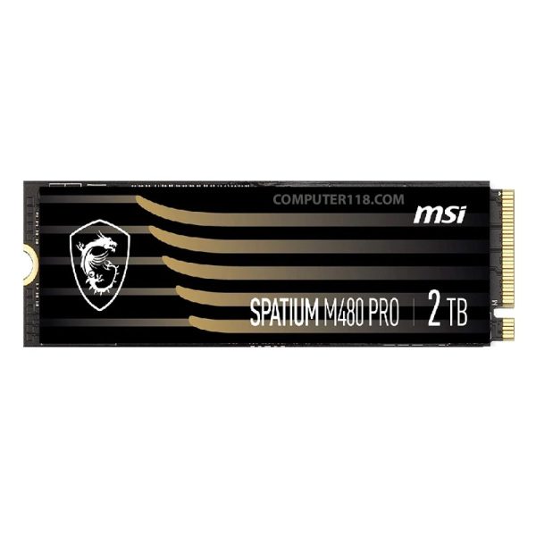 اس اس دی اینترنال ام اس آی مدل SPATIUM M480 PRO PCIe 4.0 NVMe M.2 ظرفیت دو ترابایت