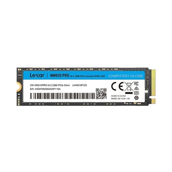 اس اس دی اینترنال PCIe 3.0 لکسار مدل NM610 PRO ظرفیت یک ترابایت