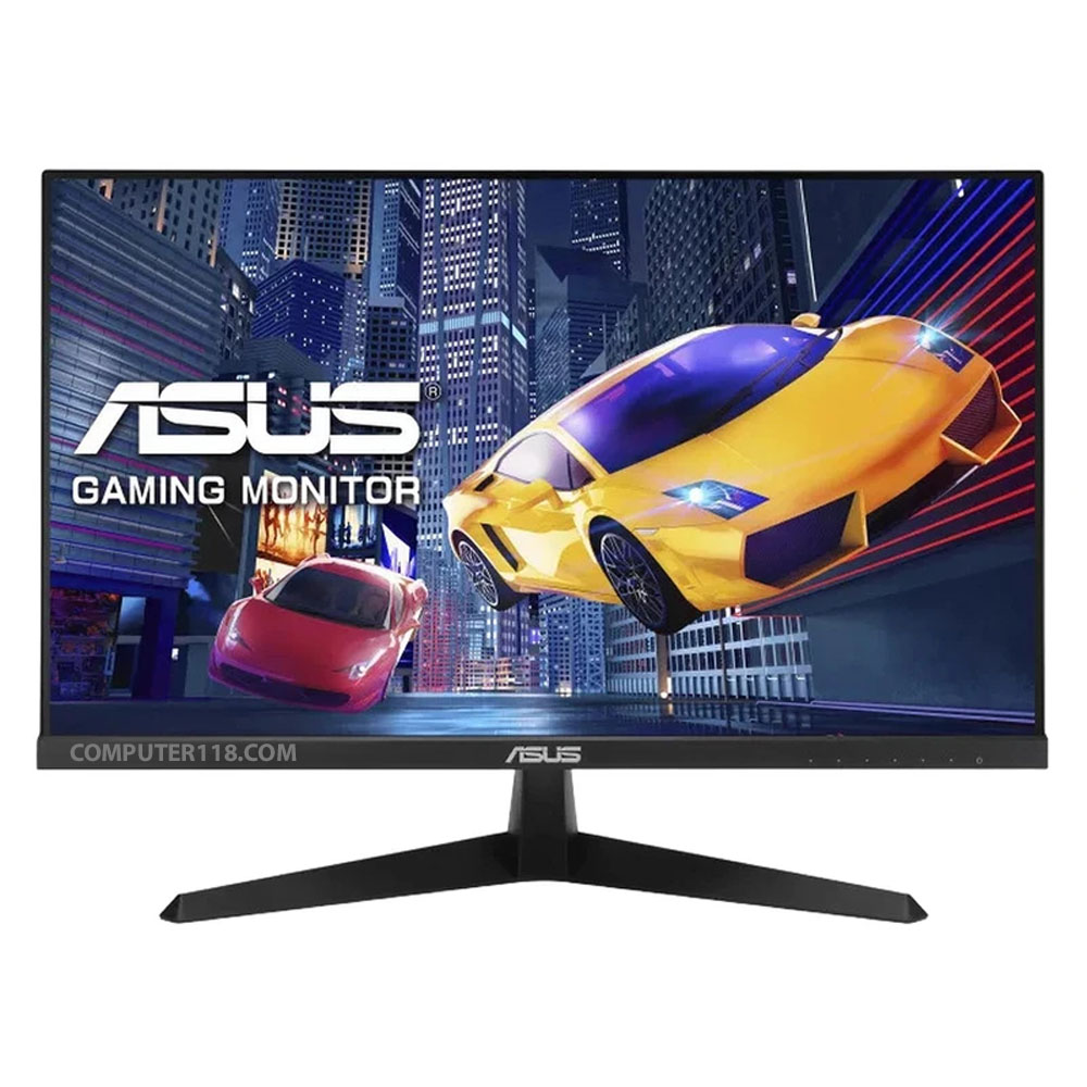 مانیتور 23.8 اینچ ایسوس مدل VY249HGE، رزولوشن Full-HD، پنل IPS، نرخ بروزرسانی 144 هرتز، با نسبت تصویر 16:9، دارای پورت HDMI و خروجی هدفون