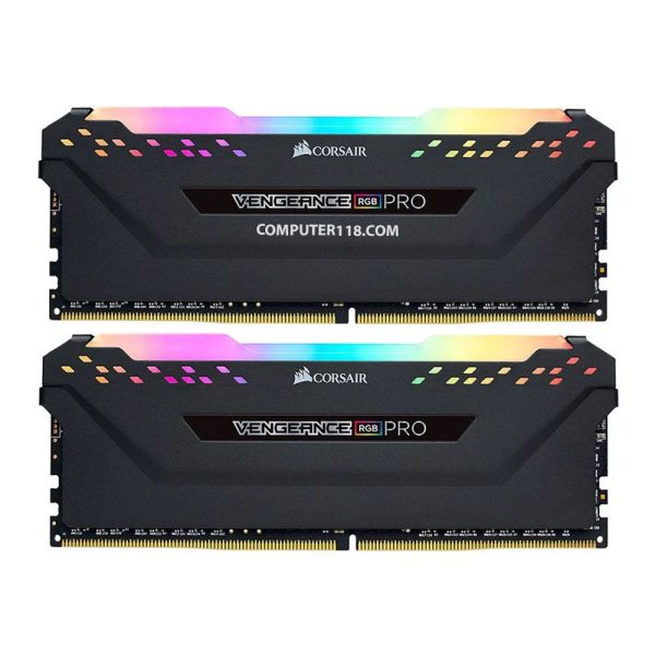 رم دسکتاپ DDR4 دو کاناله 3200 مگاهرتز CL16 کورسیر مدل VENGEANCE RGB PRO ظرفیت 32 گیگابایت