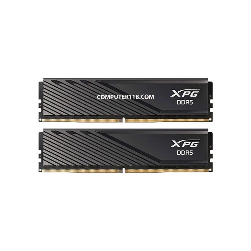رم کامپیوتر DDR5 دو کاناله 5600 مگاهرتز ای دیتا مدل CL46 XPG Lancer Blade BLACK ظرفیت 32 گیگابایت